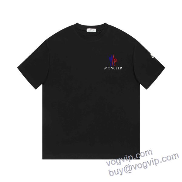 2025お買い得高品質 ブランドコピー 個性派 モンクレール MONCLER 半袖Tシャツ 2色可選