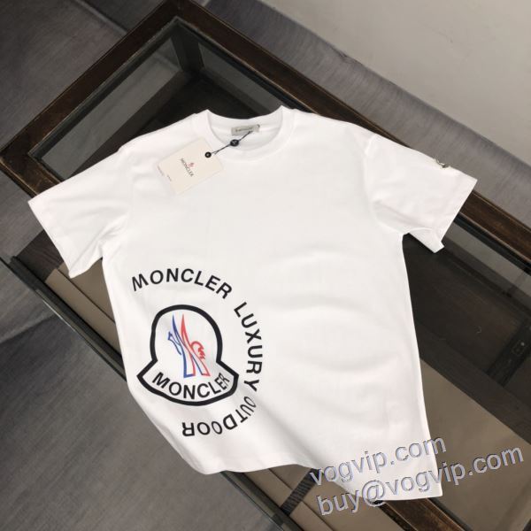 2025爆買い定番人気 モンクレール コピー ブランド 特別人気感謝SALE 半袖Tシャツ 2色可選