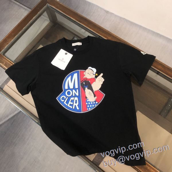 今からの季節にピッタリ！ モンクレール ブランド 偽物 通販 半袖Tシャツ 2色可選 2025爆買い定番人気