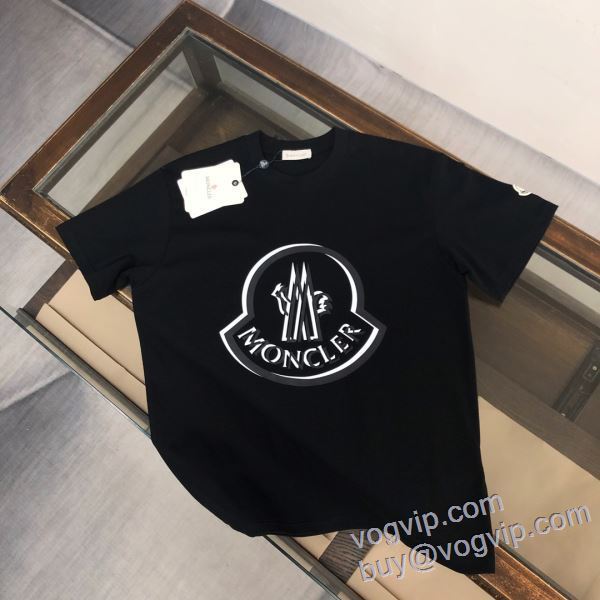 2025超激得安い モンクレール 偽物ブランド 半袖Tシャツ 2色可選 絶対オススメ?