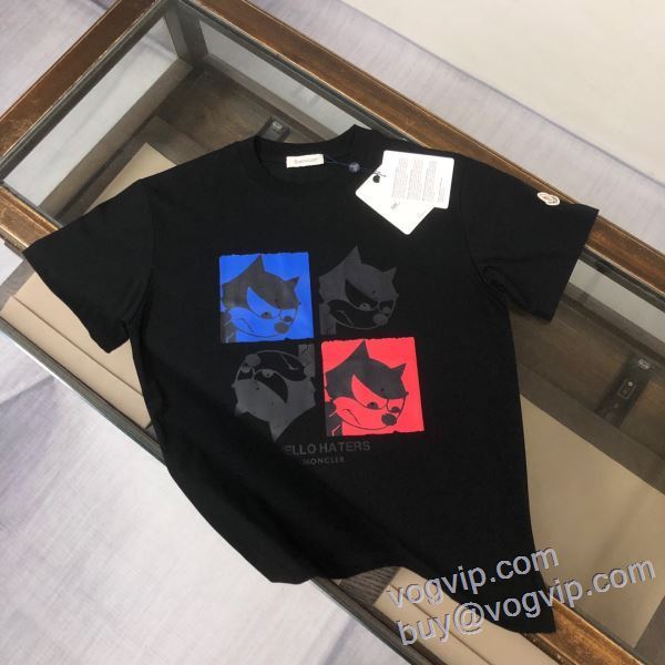 高級感ある 半袖Tシャツ モンクレール MONCLERコピー 2025超激得新作 2色可選