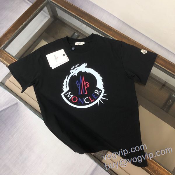 半袖Tシャツ モンクレール MONCLER偽物ブランド 2025春夏モデル 2色可選 大人っぼい