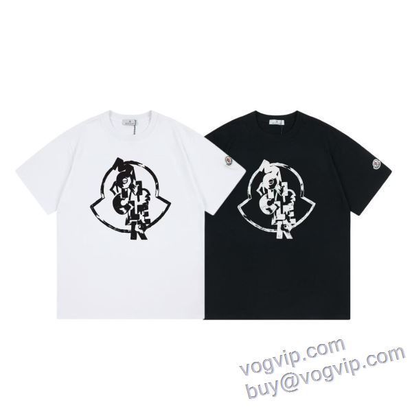 半袖Tシャツ 2色可選 モンクレール MONCLER 2025高級品 通販 VOGブランドスーパーコピー お洒落に魅せる