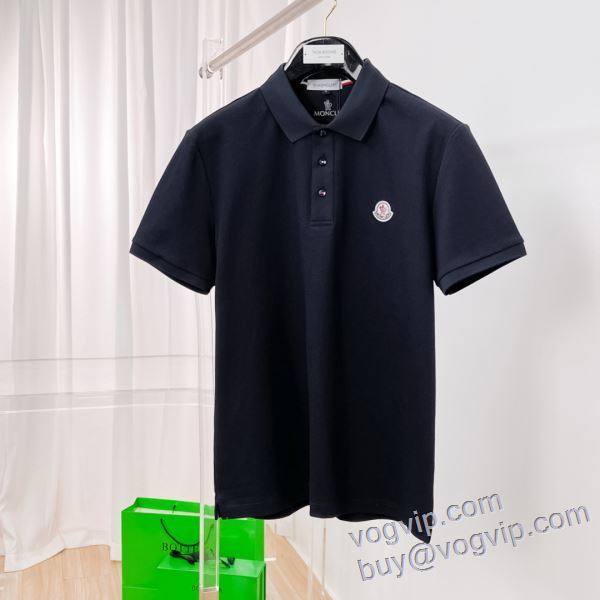 2025割引セール モンクレール MONCLER 半袖ポロシャツ 【激安】 4色可選 ブランドスーパーコピー 激安専門店