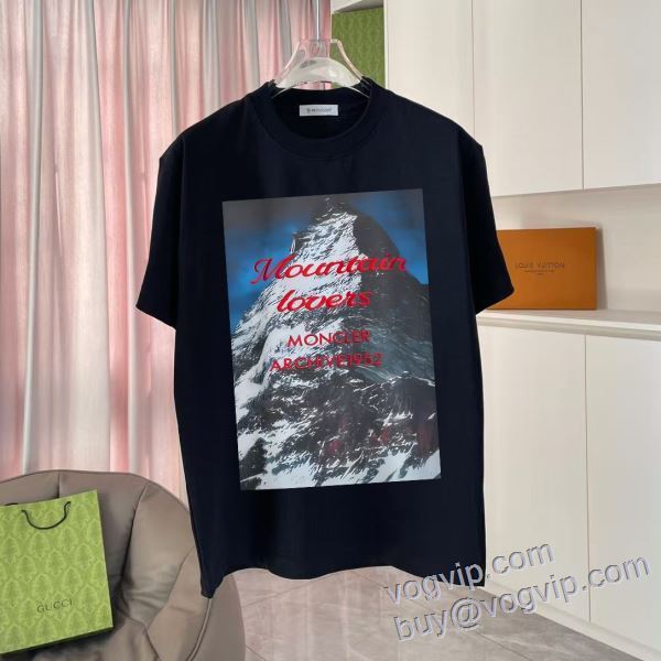 2025激安大特価爆買い モンクレール MONCLER 売れ筋！ 半袖Tシャツ 4色可選 スーパーコピー 優良サイト