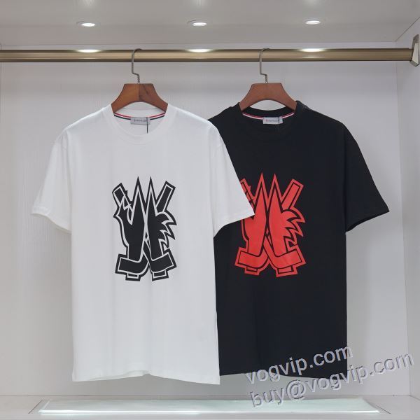 完売品！ 半袖Tシャツ モンクレール ブランド 偽物 通販 2025期限限定！ 2色可選