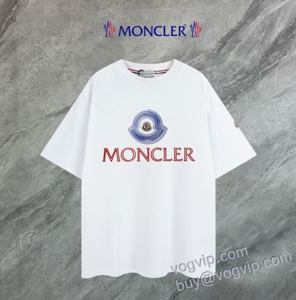 一味違うケーブル編みが魅力満点 モンクレール MONCLER ブランド 偽物 通販 半袖Tシャツ 3色可選 2025人気定番新作