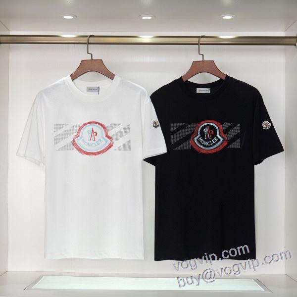 MONCLER スーパーコピー 激安 2025人気定番新作 モンクレール 半袖Tシャツ 2色可選 贈り物にも◎