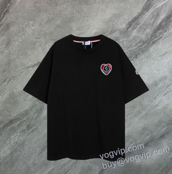 高級感溢れるデザイン モンクレール MONCLER コピーブランド 2025新品本物 半袖Tシャツ 3色可選