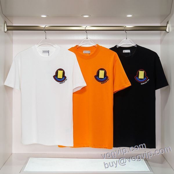 首胸ロゴ モンクレール MONCLER スーパーコピー 半袖Tシャツ 3色可選 2025新品本物
