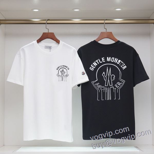 2025年モデル入荷 モンクレール MONCLER 高級感ある 半袖Tシャツ 2色可選 ブランド 偽物 通販
