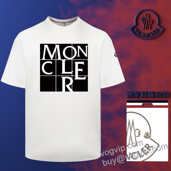 魅力的 モンクレール MONCLER 半袖Tシャツ 3色可選 ブランドコピー 2025春夏