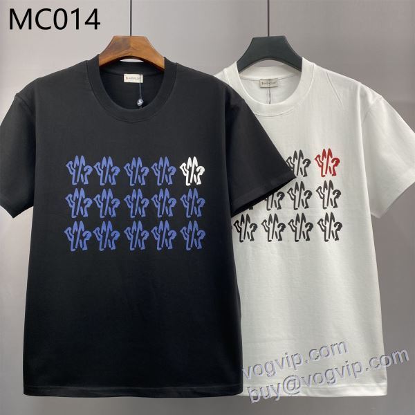 半袖Tシャツ 大好評 スーパーコピー モンクレール MONCLER 2025お買い得品質保証 2色可選