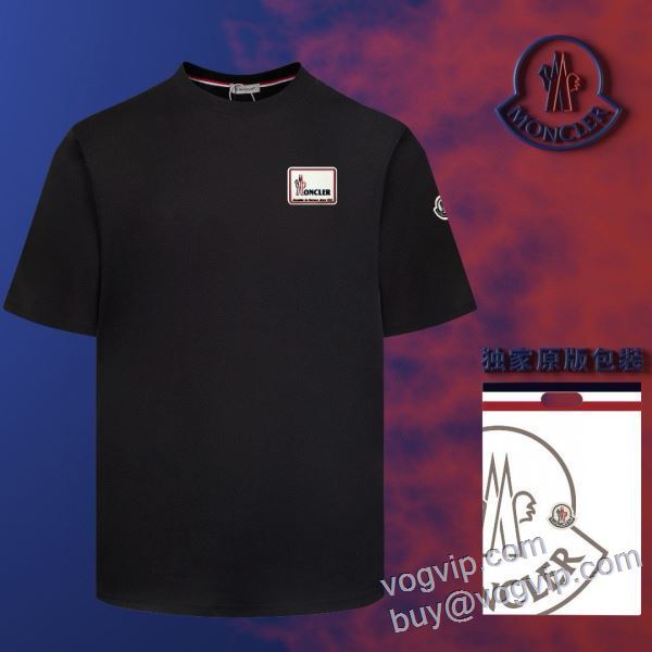 2025爆買い人気 ブランドスーパーコピー モンクレール MONCLER 半袖Tシャツ 3色可選 存在感のある