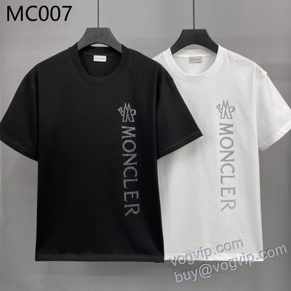 ファッション 人気 ブランドコピー モンクレール MONCLER 2025爆買い人気 半袖Tシャツ 2色可選