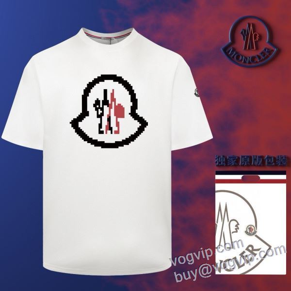 半袖Tシャツ 3色可選 モンクレール MONCLER 2025爆買い人気 VOGブランドスーパーコピー 2年以上連続１位獲得