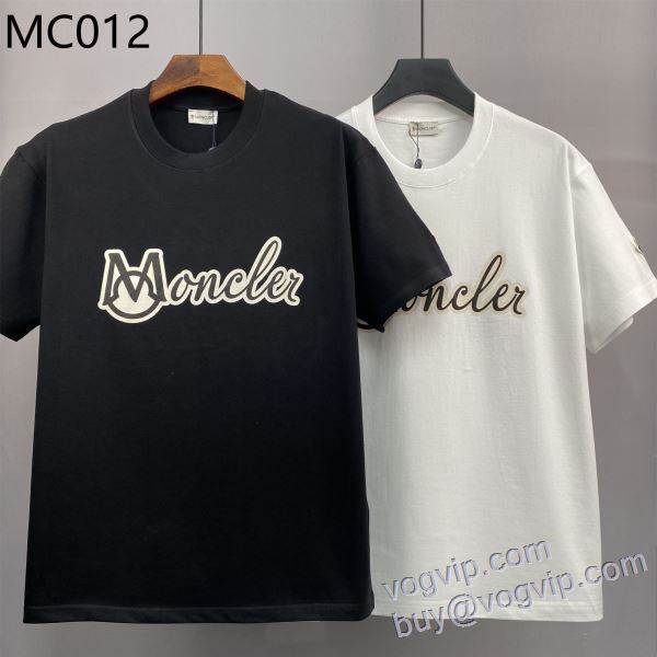 海外限定ライン モンクレール スーパーコピー信用できるサイト 半袖Tシャツ 2色可選 2025爆買い人気