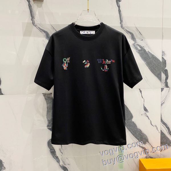 2025超人気新品 オフホワイト スーパーコピー 高品質 人気 半袖Tシャツ 3色可選