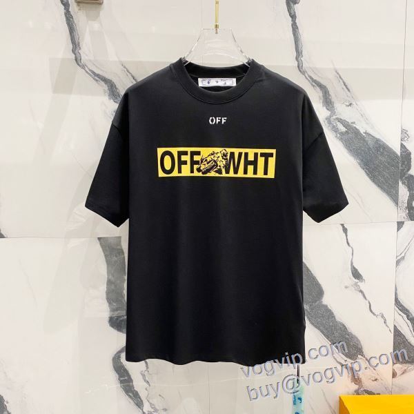 人気商品登場 オフホワイト スーパーコピー 激安 半袖Tシャツ 3色可選 2025超激得定番