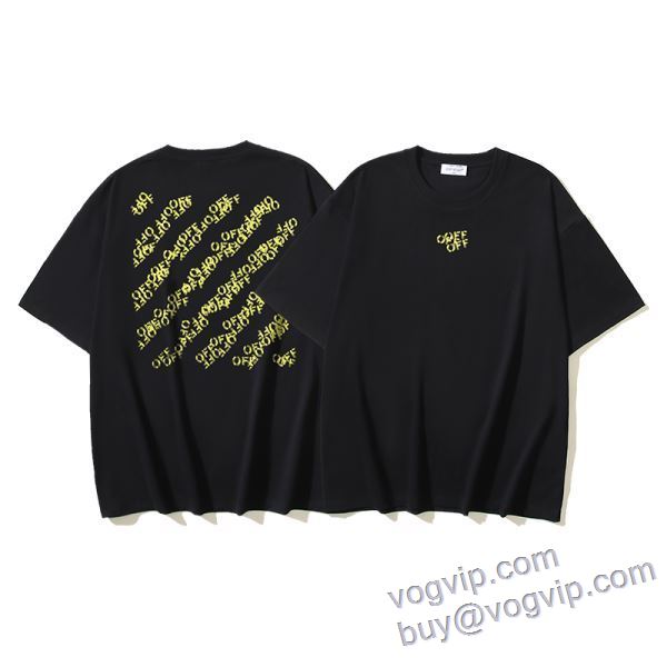 高級感ある オフホワイト OFF-WHITE 半袖Tシャツ スーパーコピー 優良サイト 2025最新入荷