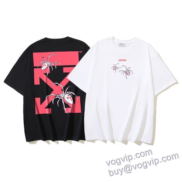 オフホワイト OFF-WHITE 2025最安値お得 半袖Tシャツ 2色可選 ブランドコピー激安販売 おしゃれに絶大な人気