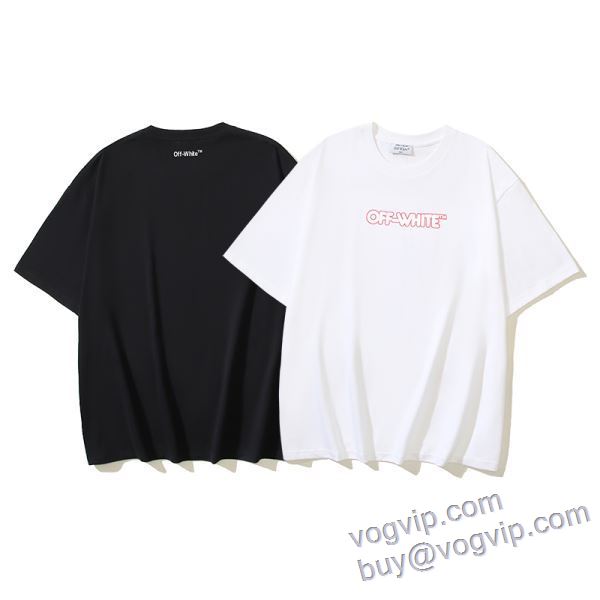 洗練を十分に演出する オフホワイト OFF-WHITE スーパーコピー 半袖Tシャツ 2色可選 2025数量限定大得価