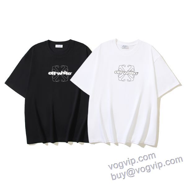 オフホワイト OFF-WHITE スーパーコピー 2025人気セール安い 半袖Tシャツ 2色可選 優しい色合い