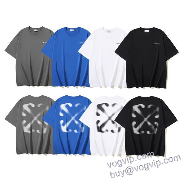 耐久性に優れ オフホワイト OFF-WHITE ブランドスーパーコピー 半袖Tシャツ 4色可選 2025人気セール安い