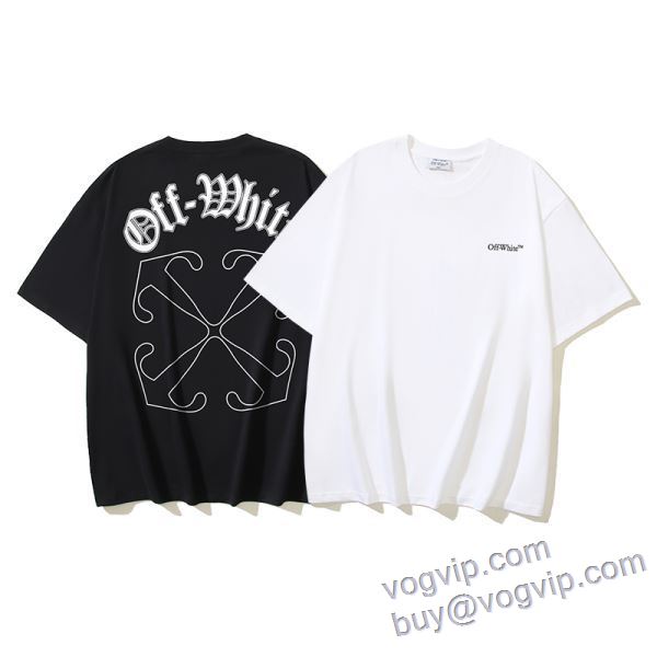 ブランドスーパーコピー 激安専門店 2025期限限定！ 半袖Tシャツ 2色可選 オフホワイト OFF-WHITE 注目のアイテム