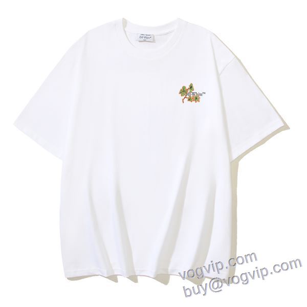 最高N級ブランドコピー 2025品質保証高品質 半袖Tシャツ オフホワイト OFF-WHITE 高級感を備えている