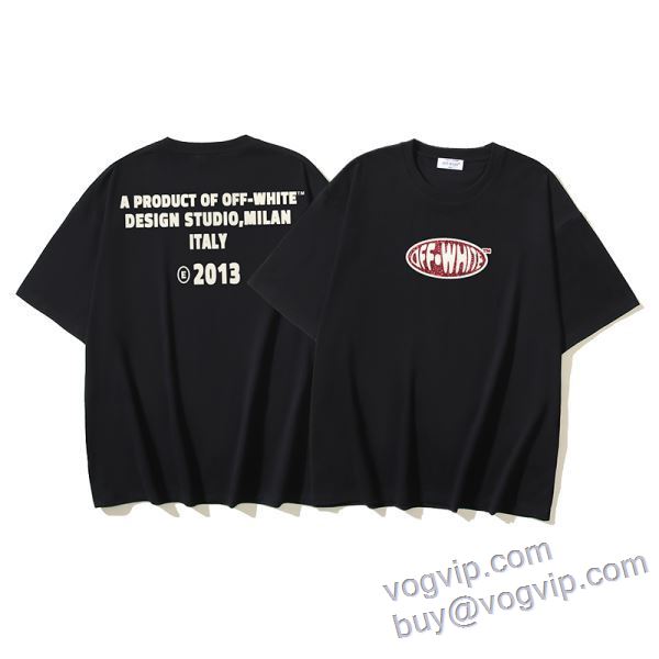 vogブランド コピー 優良店 2025驚きの破格値人気 半袖Tシャツ オフホワイト OFF-WHITE 超目玉