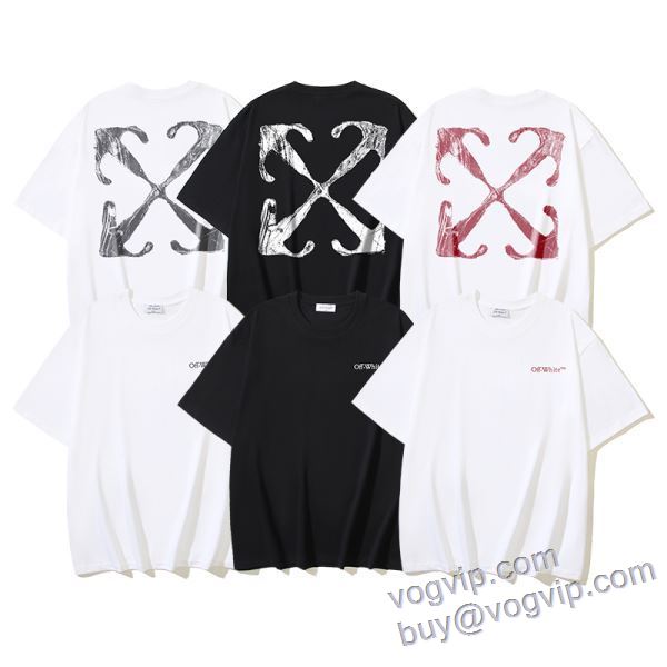 存在感のある スーパーコピー商品 オフホワイト OFF-WHITE 半袖Tシャツ 3色可選 2025激安大特価新作