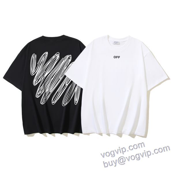 半袖Tシャツ ブランドコピー激安販売 オフホワイト OFF-WHITE 2025激安大特価新作 2色可選 大人の個性を