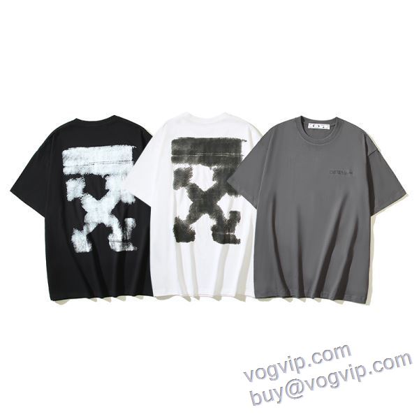 オフホワイト ブランドコピー 2025海外通販 半袖Tシャツ 3色可選 高品質