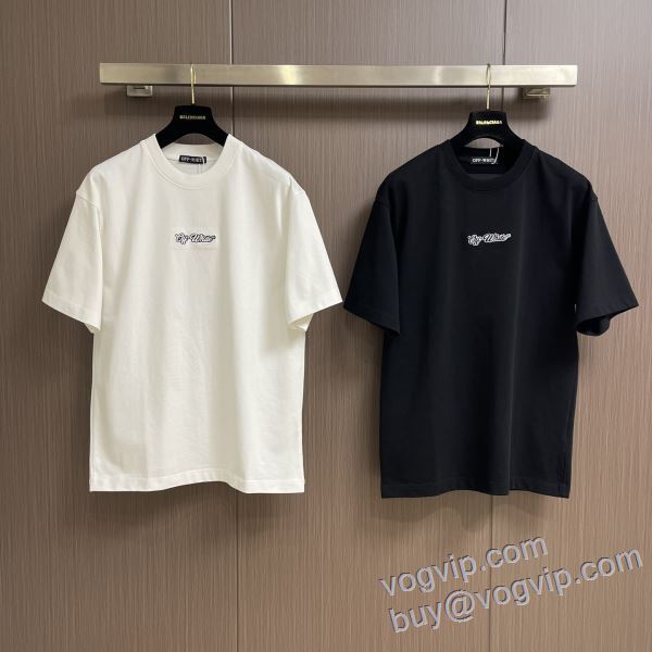 主役になる存在感 オフホワイト OFF-WHITE コピー 2025爆買いセール 半袖Tシャツ 2色可選