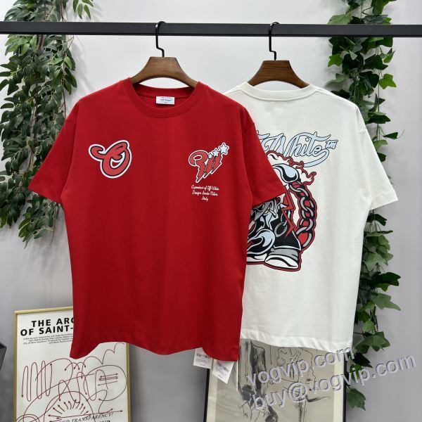オフホワイト OFF-WHITE 2025春夏季超人気 半袖Tシャツ 業界高品質スーパーコピー 2色可選 当店ランキング1位常連