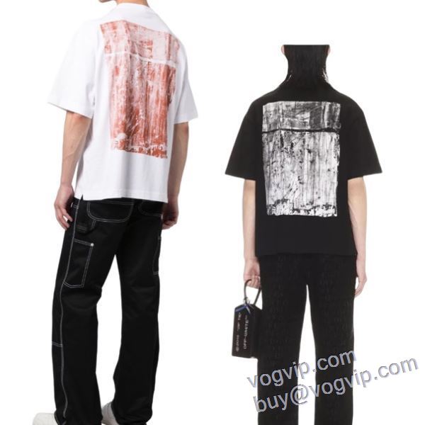 半袖Tシャツ オフホワイト OFF-WHITE 高品質なスーパーコピー商品 2025最新入荷 2色可選 【激安】
