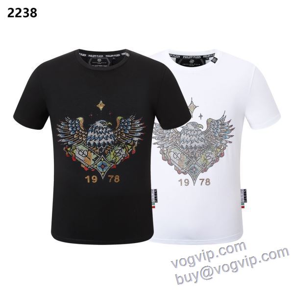 絶大な人気を誇る フィリッププレイン コピー 商品 販売 半袖Tシャツ 2色可選 2025超激得新作