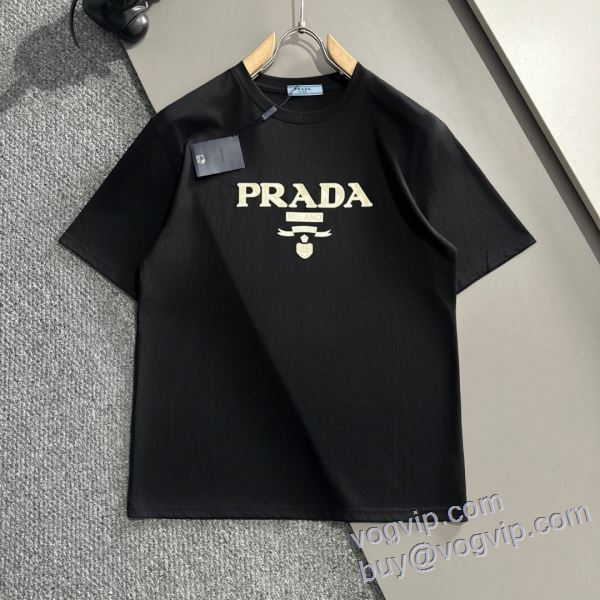 プラダ スーパーコピー 激安 2025HOT人気セール 半袖Tシャツ 2色可選 人気商品登場