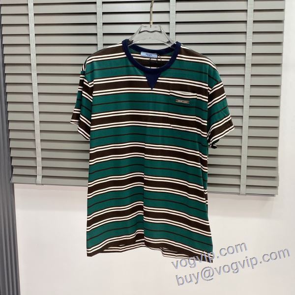2025人気定番お得 プラダ PRADA 半袖Tシャツ 業界高品質スーパーコピー コスパ最高のプライス
