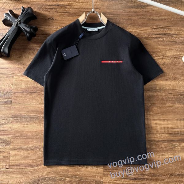 2025品質保証高品質 プラダ PRADA 半袖Tシャツ 7色可選 最大級ブランドコピー通販優良店 早くも完売している