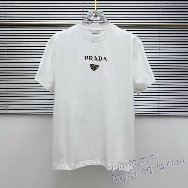 半袖Tシャツ プラダ PRADA スーパーコピー 2025高級品 通販 2色可選 活用できるアイテム