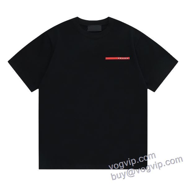 プラダ スーパーコピー 激安 2025HOT得価 半袖Tシャツ 3色可選 人気 ランキング