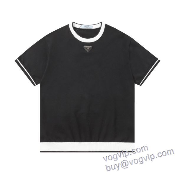 2025激安大特集 プラダ PRADA 人気のスーパーブランドコピー品質保証 半袖Tシャツ 2色可選 大注目！