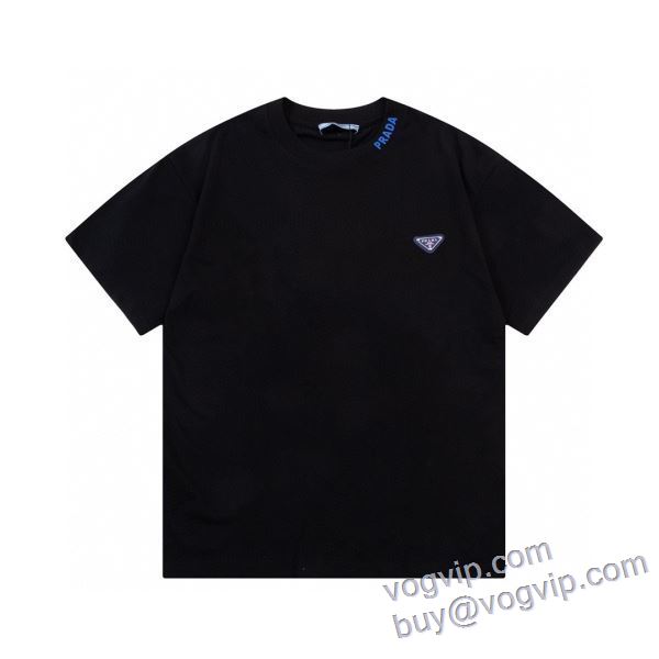 半袖Tシャツ プラダ PRADA 偽物ブランド 2025爆買い大人気 2色可選 めちゃくちゃお得