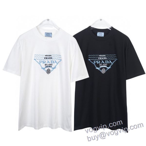 2025春夏 半袖Tシャツ プラダ コピー 商品 販売 2色可選 高級感演出