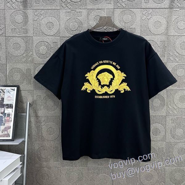韓国の人気 ヴェルサーチ コピーブランド 2025品質保証大人気 半袖Tシャツ 2色可選