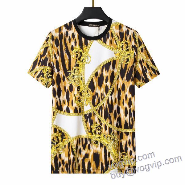 ヴェルサーチ VERSACE 2025お得格安 半袖Tシャツ スーパーブランドコピー品質保証 大絶賛！