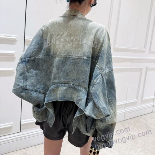 BALENCIAGAコピー NWTBAL014 レディース 2025爆買い定番人気 バレンシアガ デニムジャケット