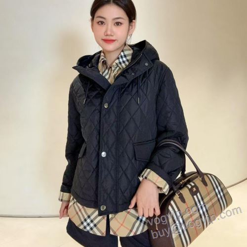 2025秋冬新作 バーバリー BURBERRYスーパーコピー 激安 NWTBU017 レディース 綿入れ ジャケット、上着 2色可選